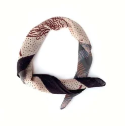 Ichcha Pink Sky Square Bandana Handcrafted