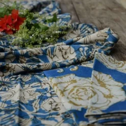 Ichcha Kitchen + Dining Gold Rose Napkin Set 15 Ichcha Kitchen + Dining Gold Rose Napkin Set