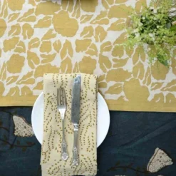 Ichcha Vine Napkin Set - Gold 10 Ichcha Vine Napkin Set - Gold