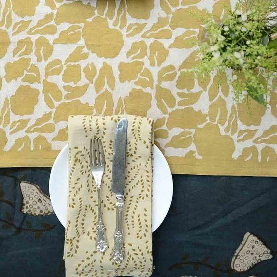 Ichcha Vine Napkin Set - Gold 5 Ichcha Vine Napkin Set - Gold