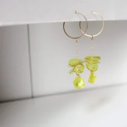Giulia Letzi + META Jewelry Illuminating Upcycled Chain Drop Earrings - Yellow 9 Giulia Letzi + META Jewelry Illuminating Upcycled Chain Drop Earrings - Yellow