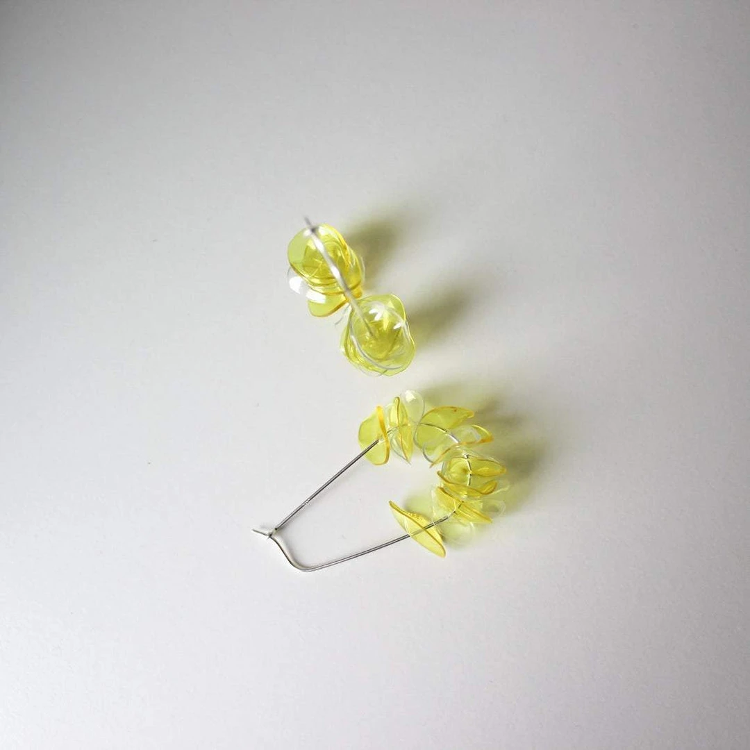 Giulia Letzi + META Jewelry Illuminating Upcycled Drop Earrings - Yellow 6 Giulia Letzi + META Jewelry Illuminating Upcycled Drop Earrings - Yellow
