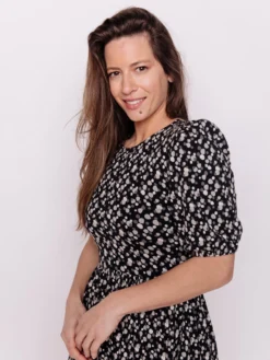 Mata Traders Special Occasion Inez Frost Bubble Sleeve Dress