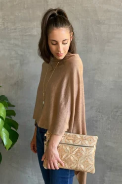 Carry Courage Inventor Cork Tablet Organizer - Cream