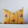 Soil To Studio Ira Linen Throw Pillow Cover - Dandelion Yellow