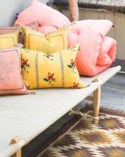 Soil To Studio Ira Linen Throw Pillow Cover - Dandelion Yellow 11 Soil To Studio Ira Linen Throw Pillow Cover - Dandelion Yellow