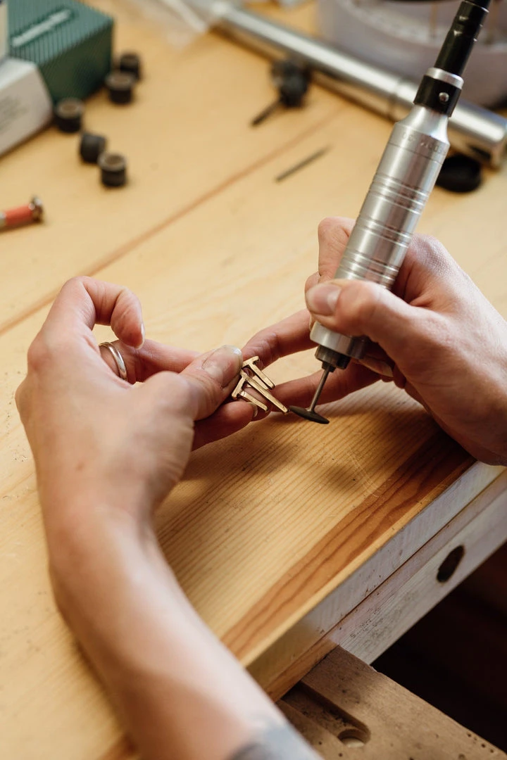 Iron Oxide Jewelry Herkimer Drop Earrings - Brass 5 Iron Oxide Jewelry Herkimer Drop Earrings - Brass