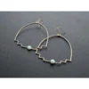 Iron Oxide New Step Hoop Earrings Jewelry