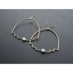 Iron Oxide New Step Hoop Earrings Jewelry