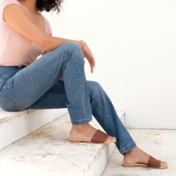 Nisolo Shoes Isla Woven Slide Sandal