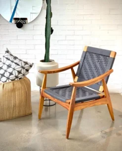 Masaya & Co. Izapa Leather Arm Chair