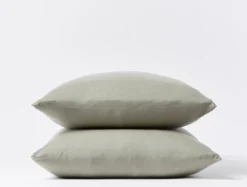 Coyuchi Jersey Envelope Pillowcase Set - Laurel