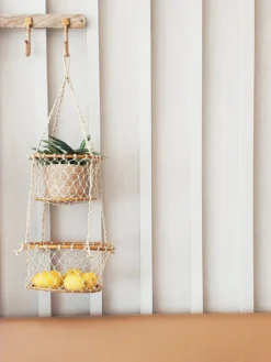 Korissa Jhuri Double Hanging Basket