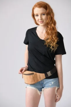 Tiradia Cork Accessories Journey Cork Belt Bag 10 Tiradia Cork Accessories Journey Cork Belt Bag