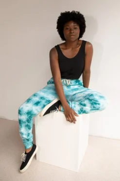 North Of West Julie Tie Dye Joggers - Atlantic 15 North Of West Julie Tie Dye Joggers - Atlantic