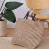 Will & Atlas Accessories Jute Shopper - Indigo Stripes 1 Will & Atlas Accessories Jute Shopper - Indigo Stripes