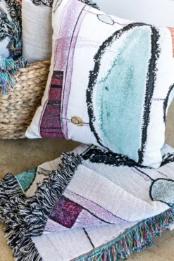 K-apostrophe Bowie Upcycled Throw Blanket Home Goods 7 K-apostrophe Bowie Upcycled Throw Blanket Home Goods