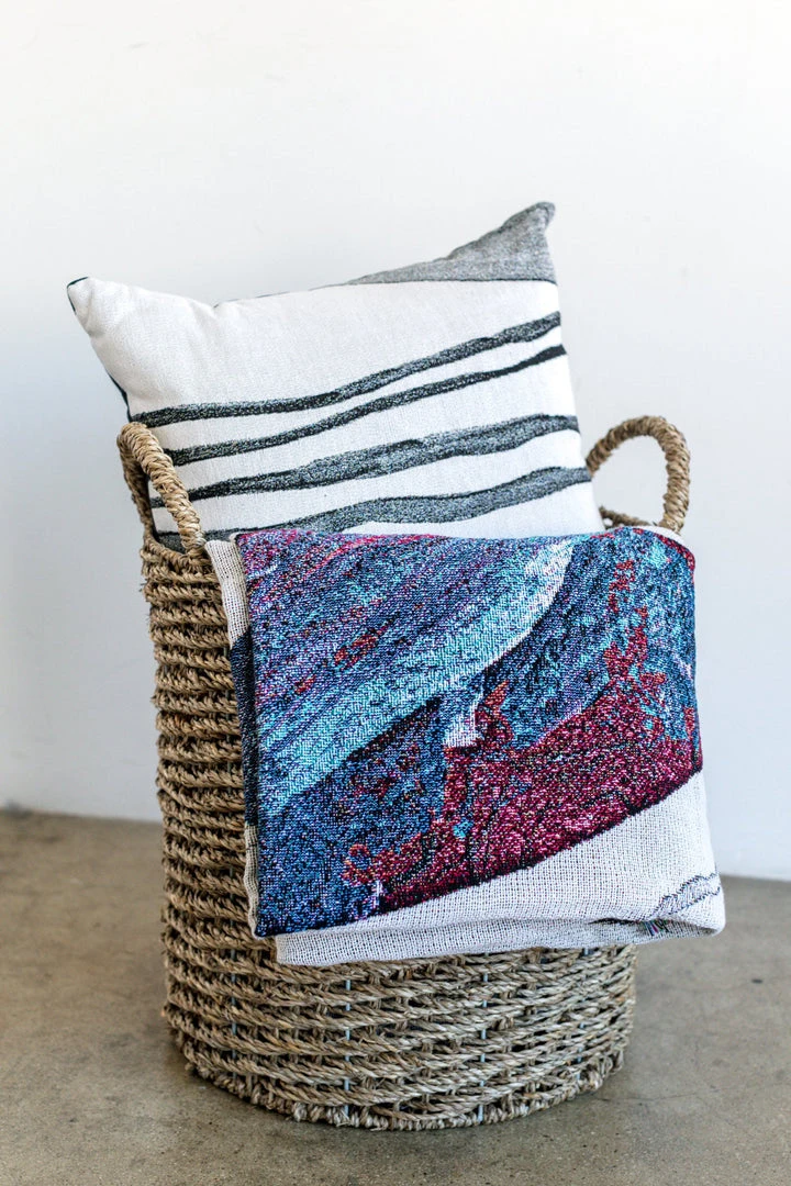 K-apostrophe Calma Upcycled Throw Blanket Home Goods 5 K-apostrophe Calma Upcycled Throw Blanket Home Goods