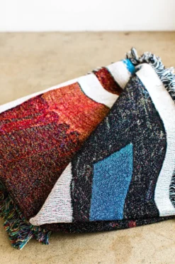 K-apostrophe Home Goods Esther Upcycled Throw Blanket