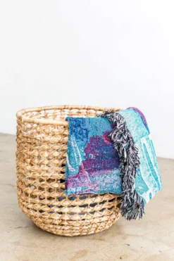 K-apostrophe Manchas + Marks Upcycled Throw Blanket