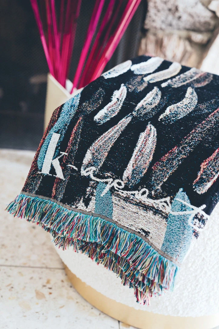 K-apostrophe Santa Ana Winds Upcycled Throw Blanket 4 K-apostrophe Santa Ana Winds Upcycled Throw Blanket