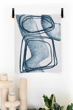 K-apostrophe Water Off Of Treasure Island Is Frigid Woven Tapestry