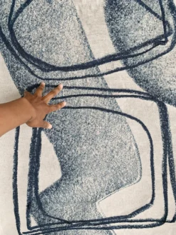 K-apostrophe Water Off Of Treasure Island Is Frigid Woven Tapestry