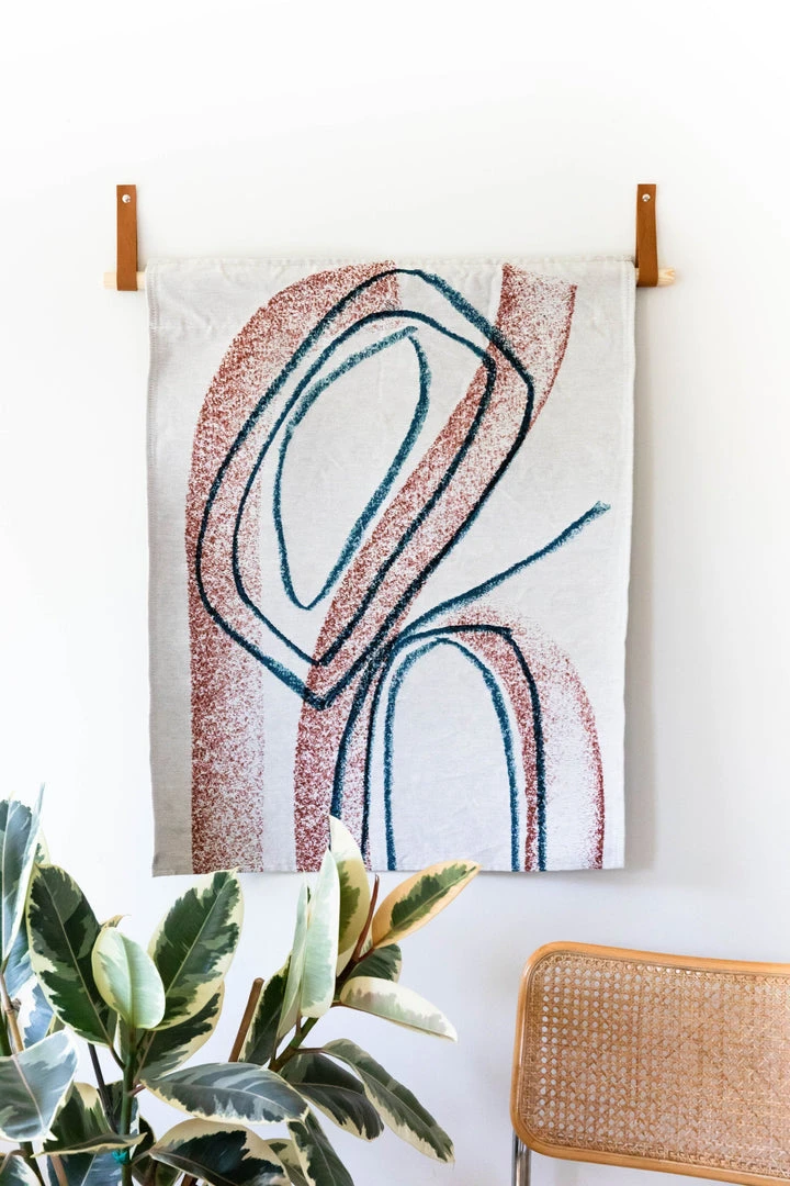 K-apostrophe Topographic II Woven Tapestry Home Goods 4 K-apostrophe Topographic II Woven Tapestry Home Goods