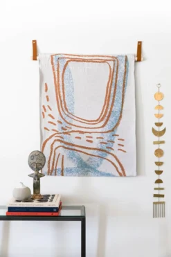 K-apostrophe Topographic Woven Tapestry