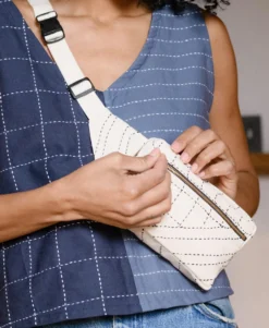 Anchal Kantha Crossbody Belt Bag
