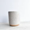 Katie Mudd Simple Speckled Stoneware Sipper Set - White