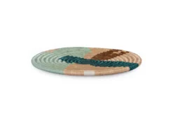 KAZI Abstract Apricot + Seafoam Hot Pad Home Goods