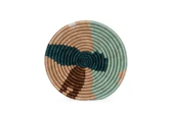 KAZI Abstract Apricot + Seafoam Hot Pad Home Goods