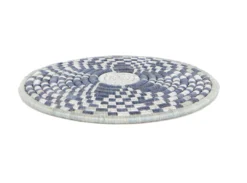 KAZI Home Goods Hope Metallic Silver Hot Pad