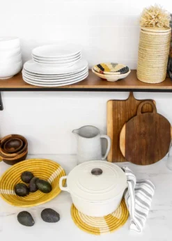 KAZI Mustard Geo Trivet