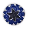 KAZI Home Goods Navy Blue Round Basket