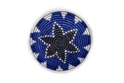 KAZI Home Goods Navy Blue Round Basket