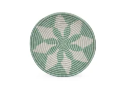 KAZI Seafoam Hope Large Round Basket Home Goods