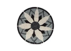 KAZI Home Goods Large Slate Hope Round Basket