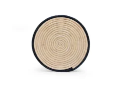 KAZI Home Goods Dark Gray Ring Charger Wall Disc