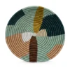 KAZI Abstract Seafoam Extra Large Round Basket