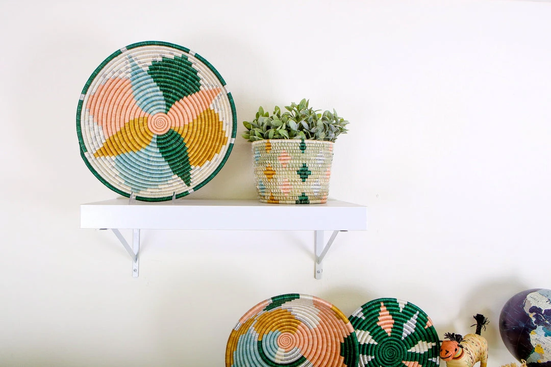 KAZI Extra Large Floret Round Basket 4 KAZI Extra Large Floret Round Basket