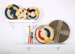 KAZI Extra Large Mod Msanii Round Basket Home Goods