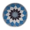 KAZI Extra Large Sky Blue Burst Round Basket Home Goods 1 KAZI Extra Large Sky Blue Burst Round Basket Home Goods