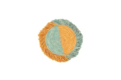KAZI Home Goods Small Bermuda Fringed Wall Disc I