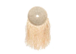 KAZI Medium Natural Woven Wall Disc Home Goods