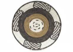 KAZI Ugandan Raffia Plate VI Home Goods