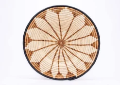 KAZI Large Banana Burst Woven Wall Plate Home Goods