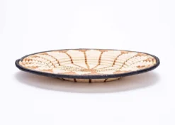 KAZI Large Banana Burst Woven Wall Plate Home Goods