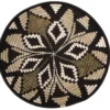 KAZI Large Black Tilda Plate Woven Wall Plate
